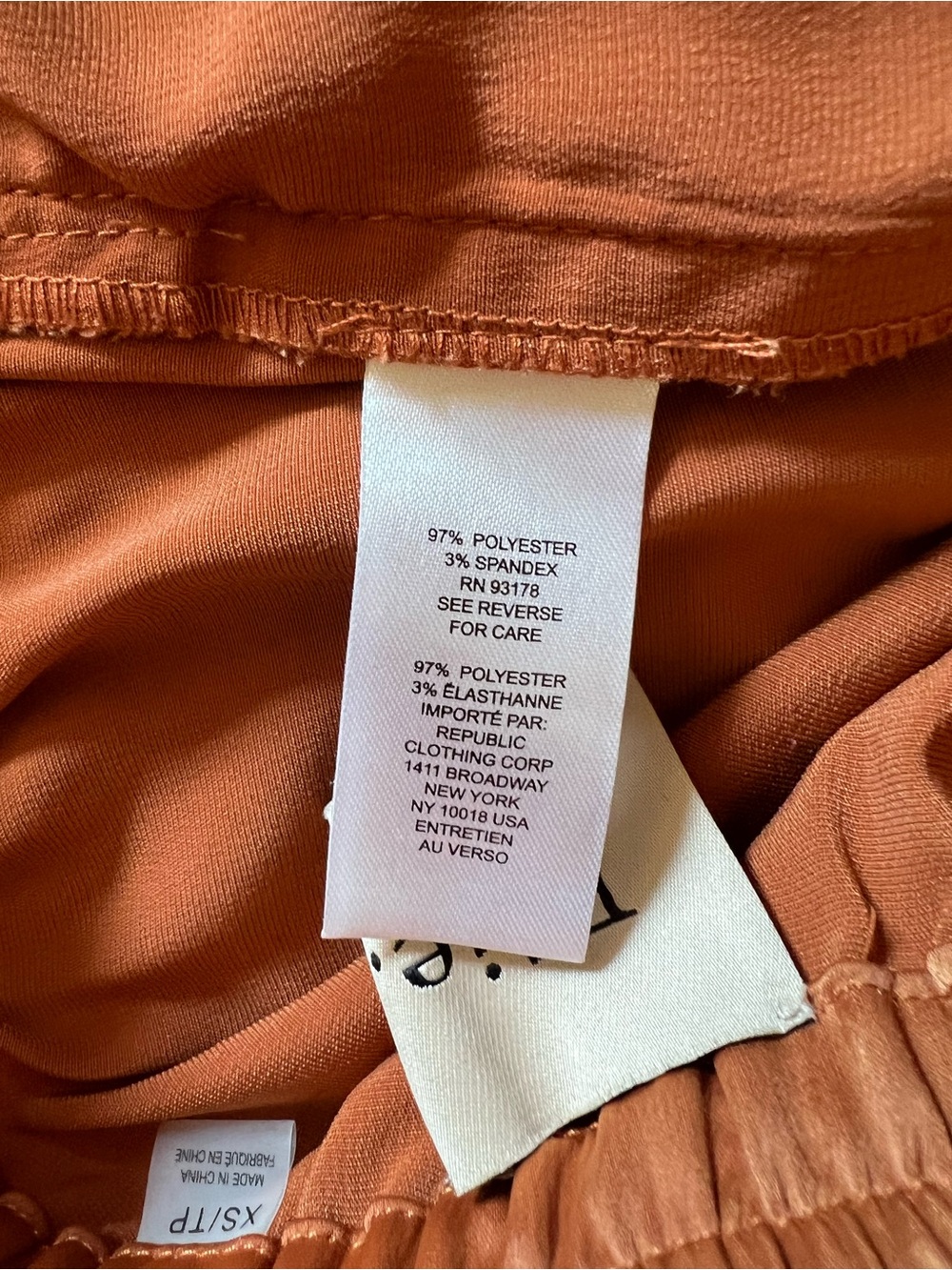 Elie Tahari Satin Silk Wide Leg Copper Satin
Drawstring Pants XS - Picture 8 of 11